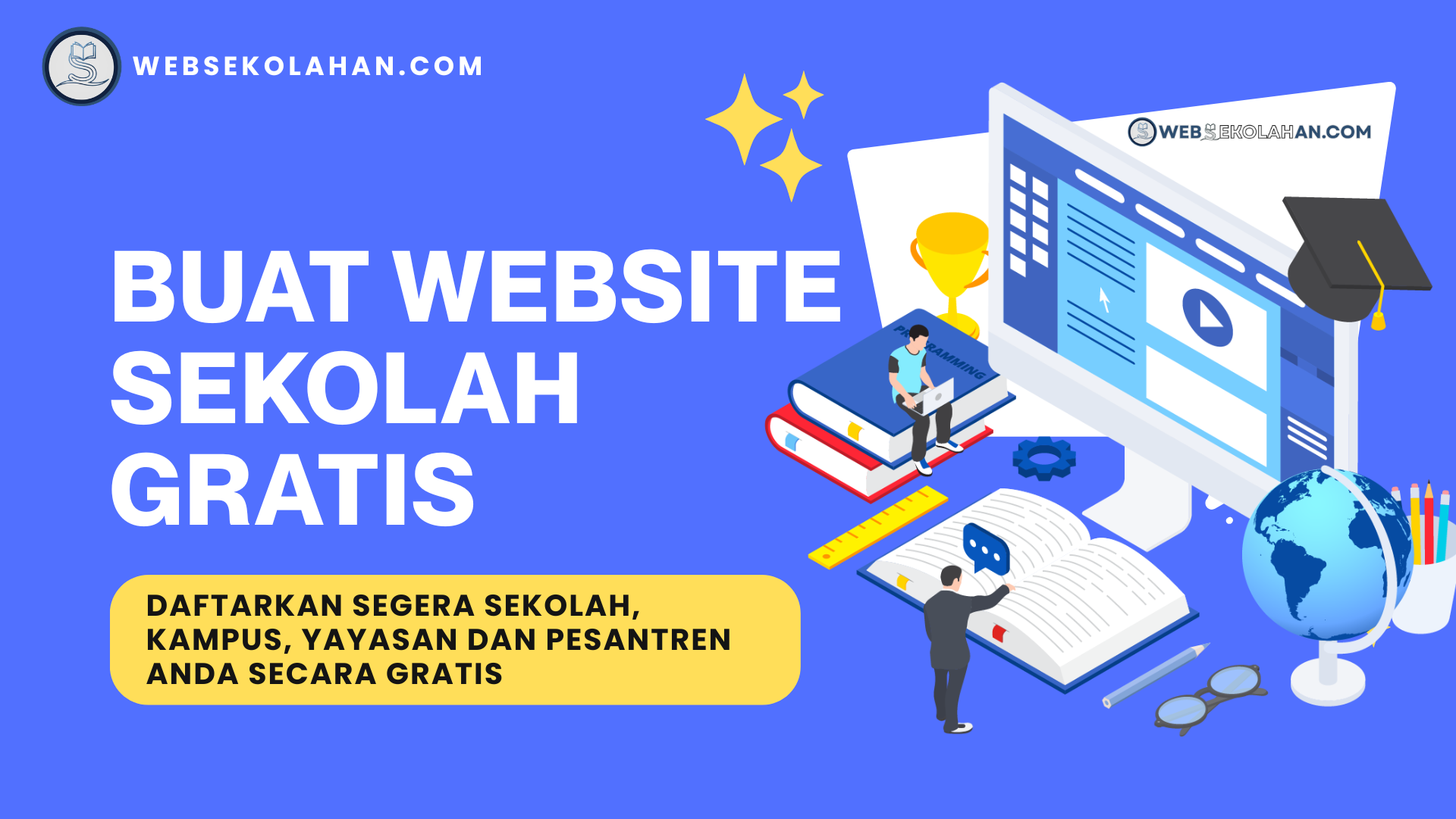 Website Sekolah Illustration