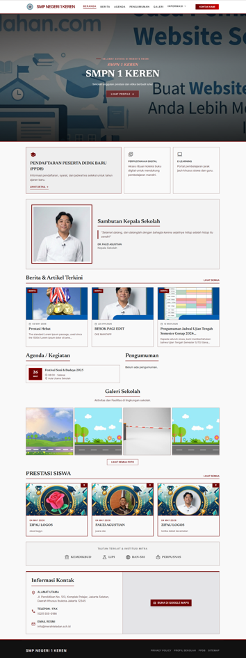 Tema Merah Teladan